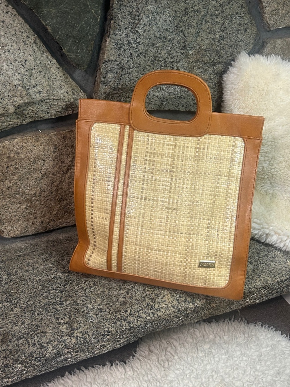 Fall Structured Tote Bag By Cabrelli